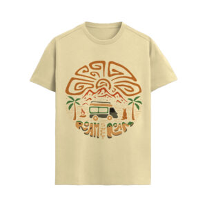 Roam Free – Retro Camper Travel Graphic T-Shirt